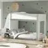 Glenside Single Bunk Bed with Storage - White