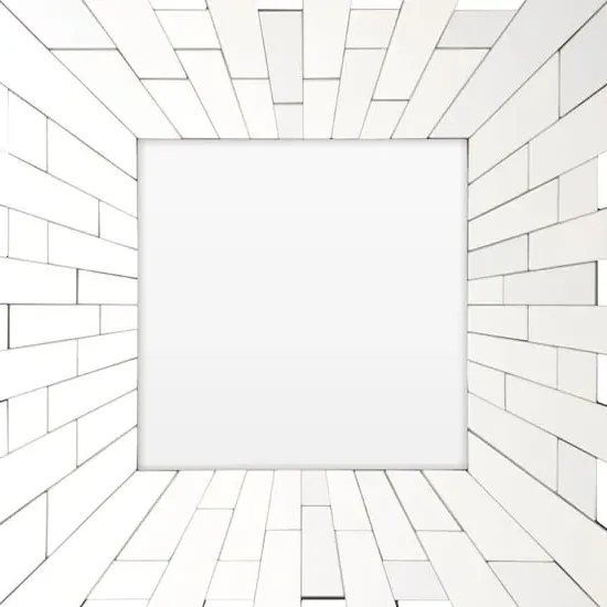 Glitacoz Square Wall Mirror - Silver product