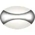 Glow Oval LED Wall Light - Chrome, White