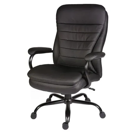 Godley Office Chair with Gas Lift - Black, Leather