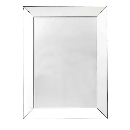 Gorizia Small Leaner Bevelled Wall Mirror - Silver