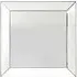 Gorizia Square Leaner Bevelled Wall Mirror - Silver