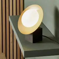 Goshen Opal Glass Shade Table Lamp - Gold, Dark Bronze alternate view