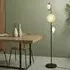 Goshen Opal Glass Shades Floor Lamp - Gold, Bronze