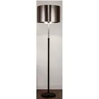 Grafias Floor Lamp - Black, Chrome