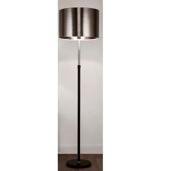 Grafias Floor Lamp - Black, Chrome