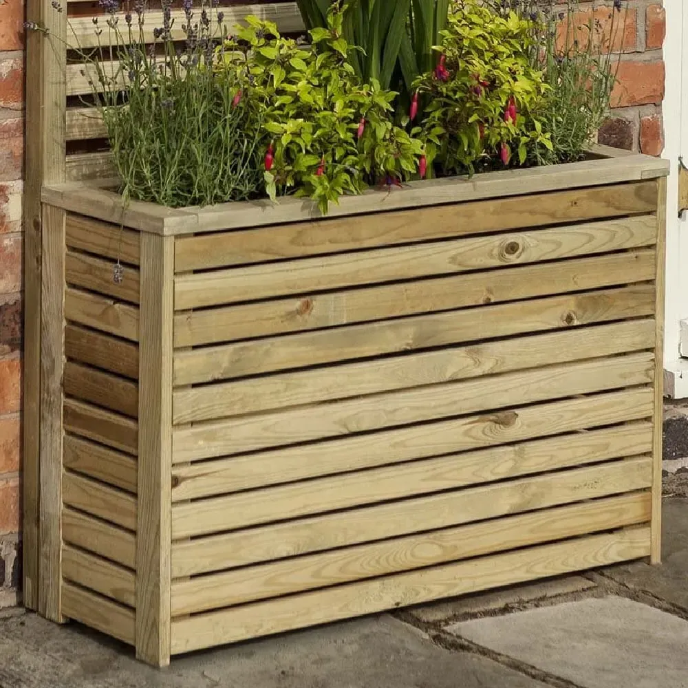 Grato Tall Planter - Natural