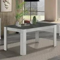 Graz 190cm Dining Table - White, MDF