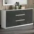 Graz Sideboard with 2 Doors 3 Drawers - White, MDF