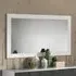 Graz Small Rectangular Wall Mirror - White, MDF