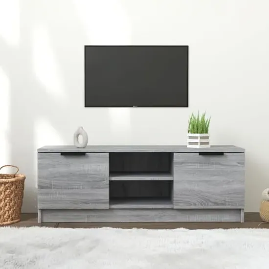 Greco TV Stand with Storage - Grey Sonoma Oak