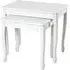 Greenbay Set of 2 Side Tables - White, Wood