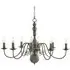Greythorne 8 Light Ceiling Chandelier - Grey, Steel
