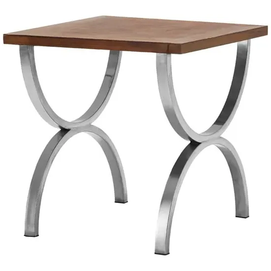 Greytok Square Side Table - Natural, Fir Wood