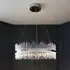 Grimsby Small Pendant Ceiling Light - Chrome, Clear Glass