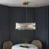 Grimsby Small Pendant Ceiling Light - Gold, Clear Glass