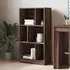 Guelph 6 Shelf Bookcase - Dark Brown Oak, Engineered Wood