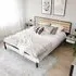 Guelph King Size Bed with Storage - Grey
