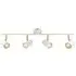 Gull 4 Light Bar Spotlight - White, Steel