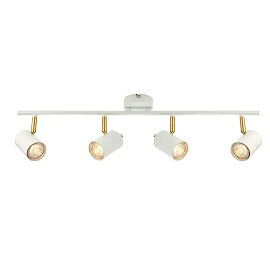 Gull 4 Light Bar Spotlight - White, Steel