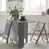 Gutersloh Gateleg Dining Table with 2 Chairs Extendable - Grey