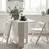 Gutersloh Gateleg Dining Table with 2 Chairs Extendable - White