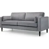 Hachi 3-Seater Sofa - Dark Grey, Chenille