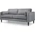 Hachi 3-Seater Sofa - Dark Grey, Chenille
