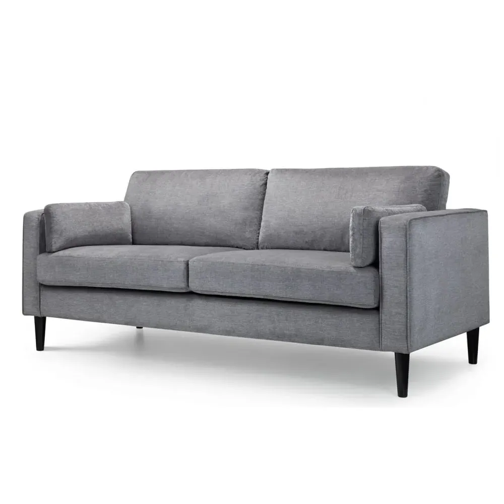 Hachi 3-Seater Sofa - Dark Grey, Chenille image