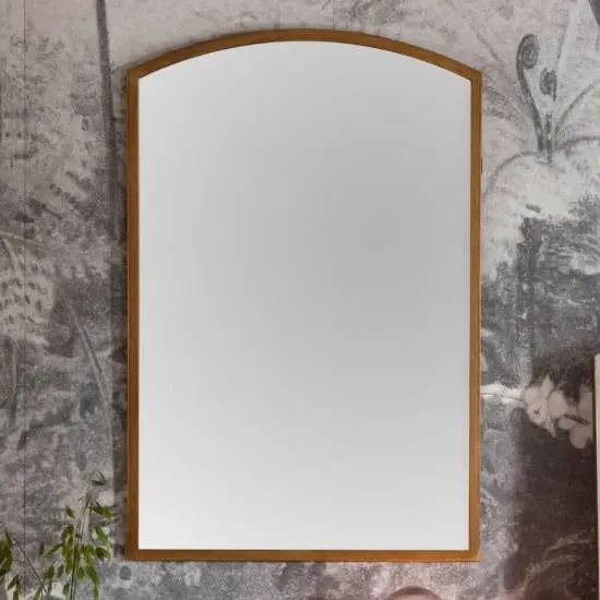 Haggen Small Arch Mirror - Antique Gold