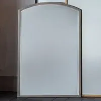 Haggen Small Arch Mirror - Antique Silver