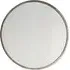 Haggen Small Round Mirror - Antique Silver