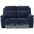 Hailey 2-Seater Electric Recliner Sofa - Blue, Fabric