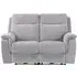 Hailey 2-Seater Electric Recliner Sofa - Silver Grey, Fabric