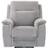 Hailey Electric Recliner Armchair - Silver Grey, Fabric