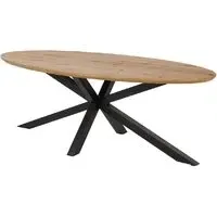 Haines Oval Dining Table - Oak