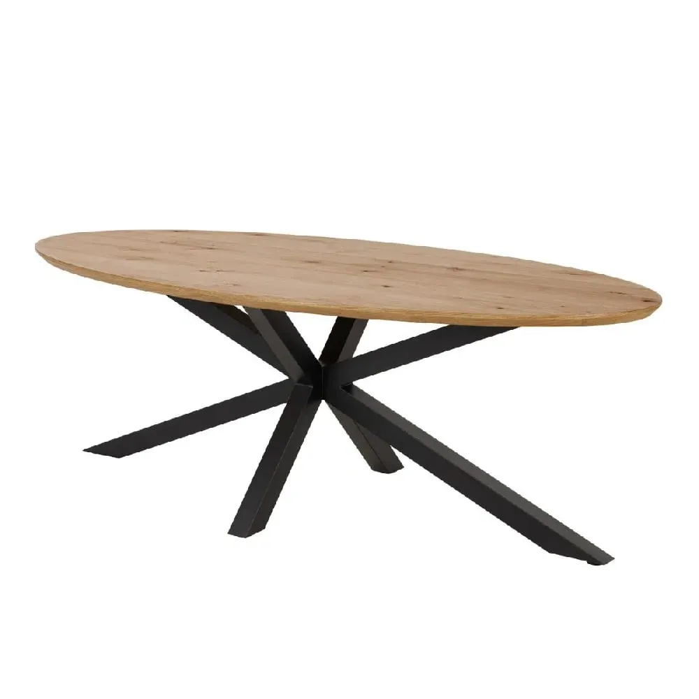 Haines Oval Dining Table - Oak