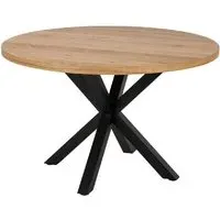 Haines Round Dining Table - Oak