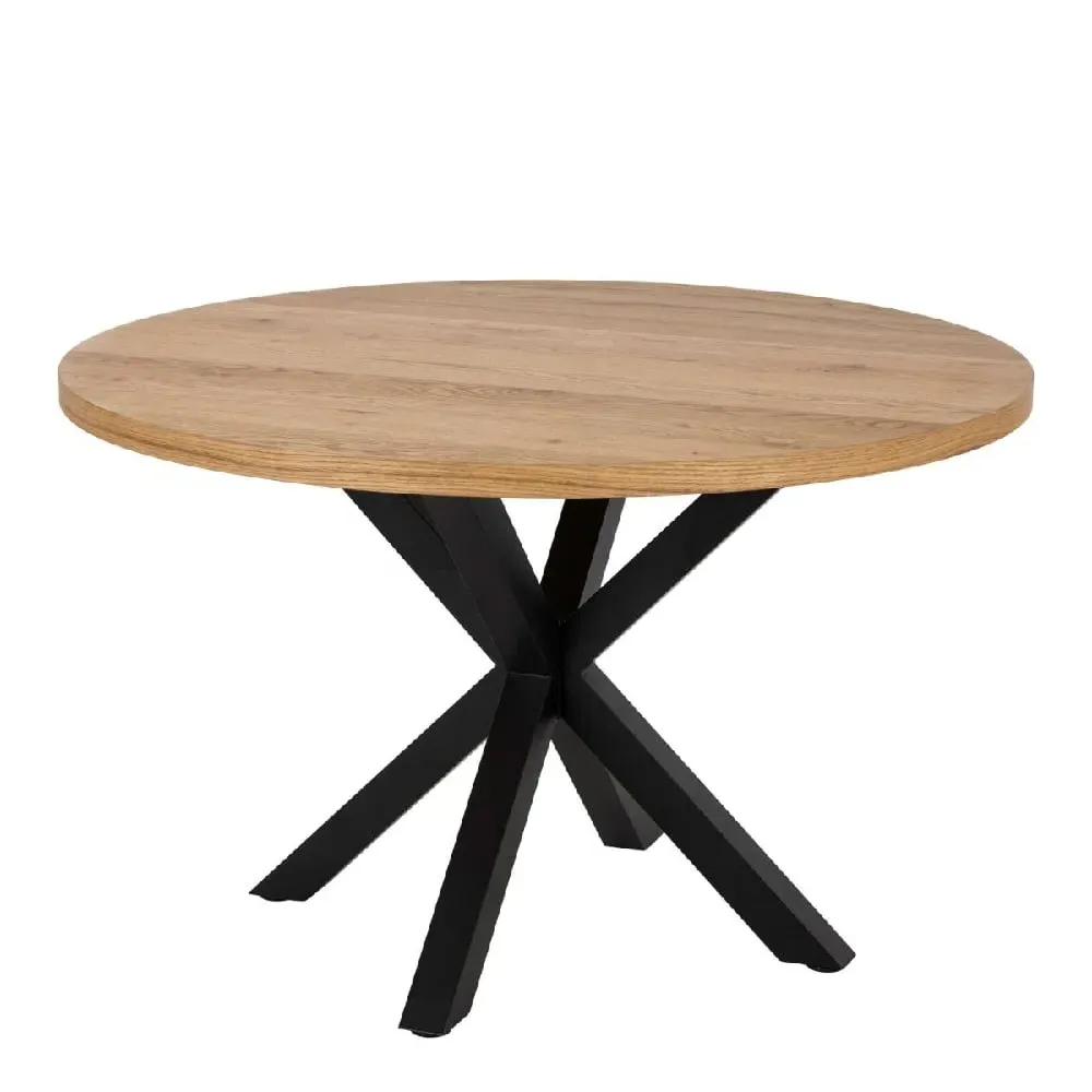 Haines Round Dining Table - Oak