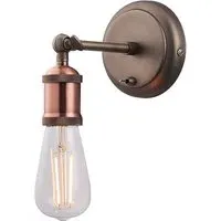 Hal Wall Light - Aged Pewter, Aged Copper