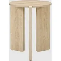 Halifax Round Side Table - Oak, MDF
