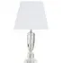 Haliona Table Lamp with Crystal Base - White
