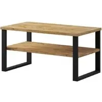 Hamburg Coffee Table with Under Shelf - Wotan Oak