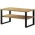 Hamburg Coffee Table with Under Shelf - Wotan Oak