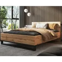 Hamburg King Size Bed Frame - Wotan Oak