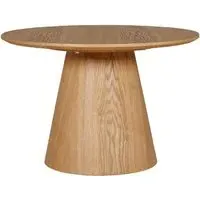 Hamel Round Coffee Table - Brown, Wood