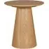 Hamel Round Lamp Table - Brown, Wood