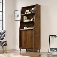 Hamlet Bookcase with Sliding Door - Walnut