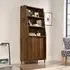 Hamlet Bookcase with Sliding Door - Walnut