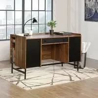 Hamlet Laptop Desk with 3 Drawers - Walnut